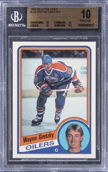 1984-85 OPC #243 Wayne Gretzky - BGS PRISTINE 10